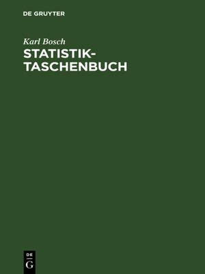cover image of Statistik-Taschenbuch